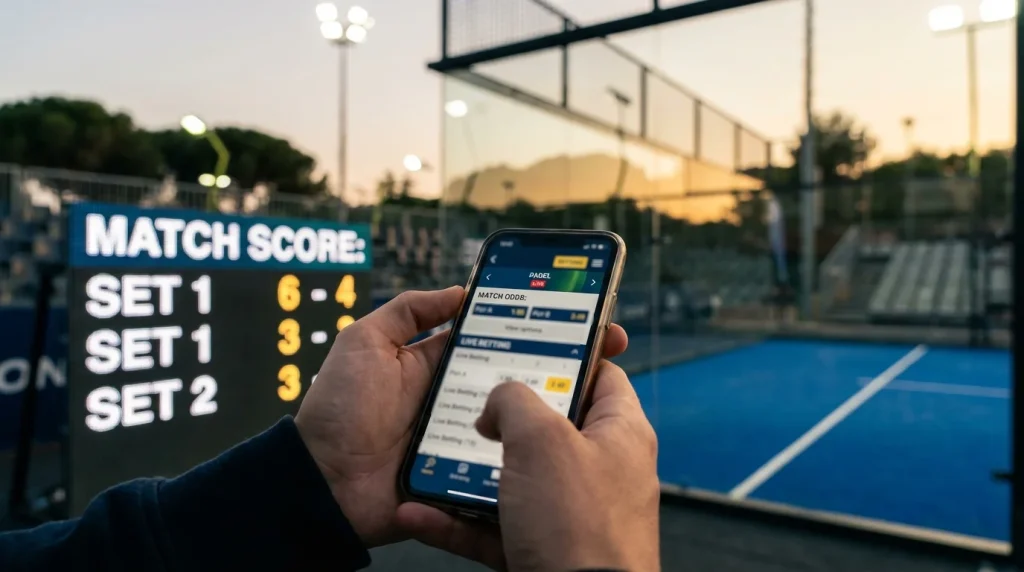 Cuotas decimales en apuestas de pádel