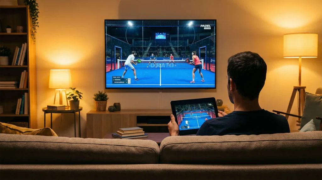 Ver pádel en directo para apostar en vivo online